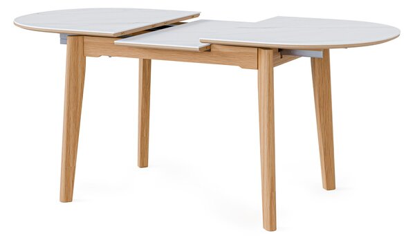 MUZZA Rozkladací jedálenský stôl Vilem 140 (180) x 85 cm Prírodný