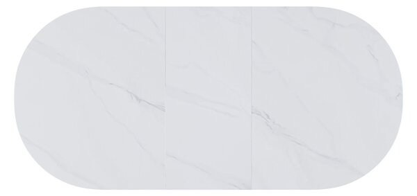 MUZZA Rozkladací jedálenský stôl Vilem 140 (180) x 85 cm Prírodný