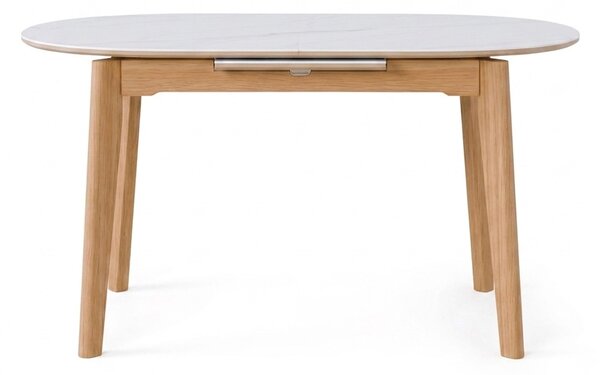MUZZA Rozkladací jedálenský stôl Vilem 140 (180) x 85 cm Prírodný