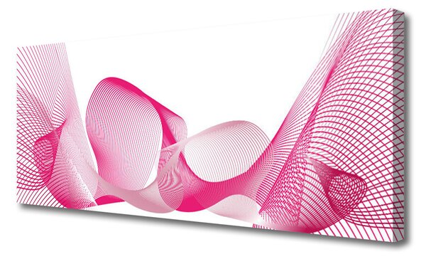 Obraz Canvas Abstrakcia čiary vlny umenie 125x50 cm