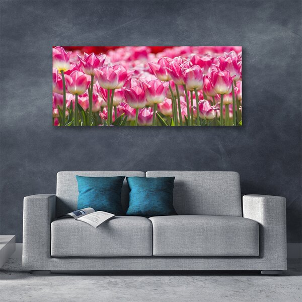 Obraz Canvas Tulipány kvety príroda 125x50 cm