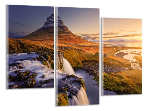 Obraz na plátne Vodopád na Islande