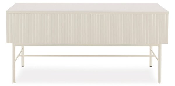 MUZZA Rozkladací konferenčný stolík Terézia 100 x 60 x 45 cm Béžový