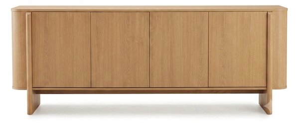 MUZZA Komoda Holm 200 x 75 x 42 cm Prírodná