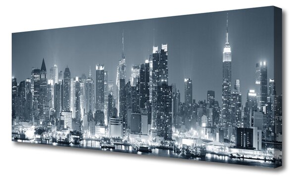 Obraz Canvas Mesto domy 125x50 cm