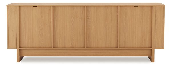 MUZZA Komoda Holm 200 x 75 x 42 cm Prírodná