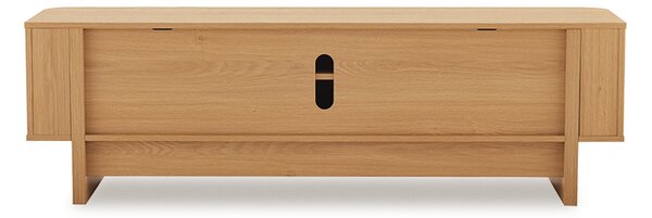 MUZZA TV stolík Holm 160 x 50 x 42 cm Prírodný