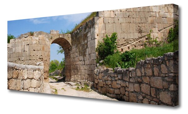 Obraz Canvas Zrúcanina architektúra 125x50 cm