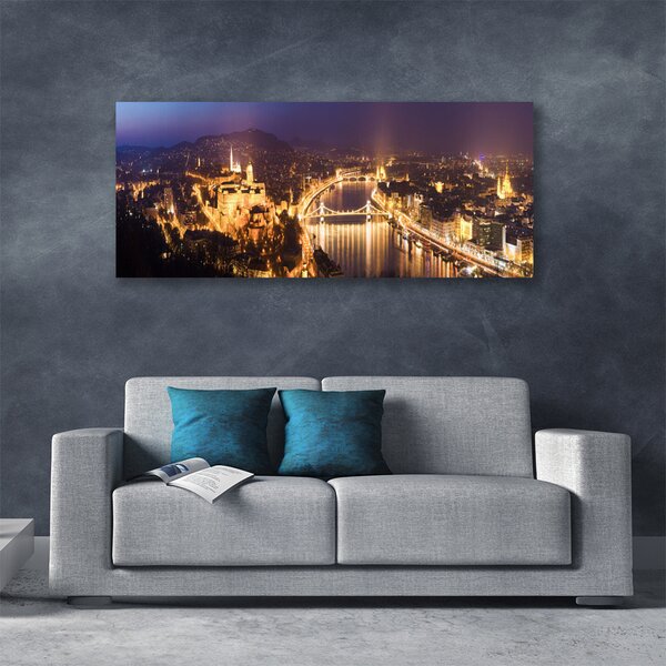 Obraz Canvas Mesto architektúra 125x50 cm