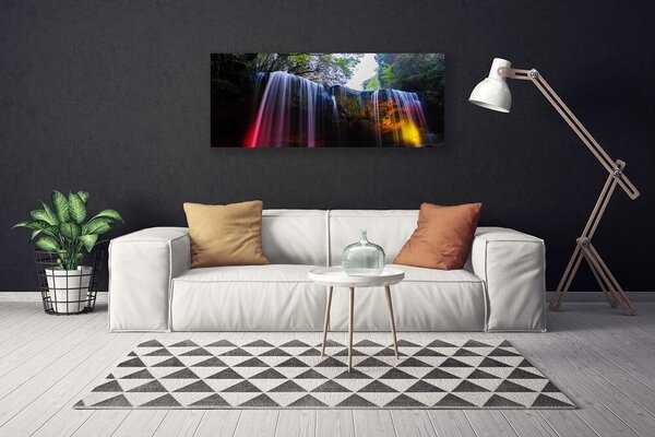 Obraz na plátne Vodopád príroda 125x50 cm