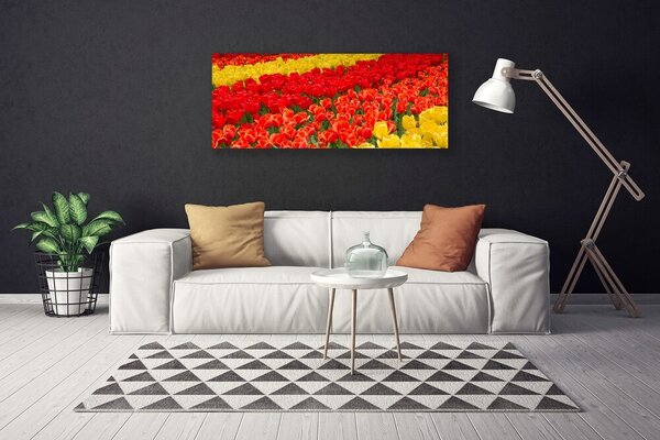 Obraz na plátne Tulipány kvety 125x50 cm
