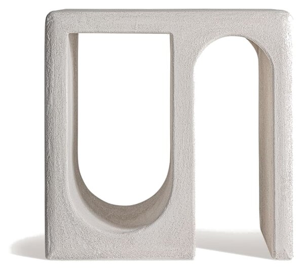 MUZZA Odkladací stolík Bergi biely