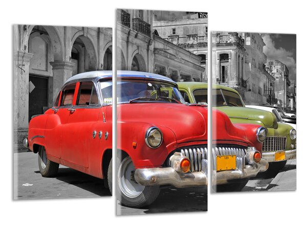 Obraz na plátne Autá na Kube