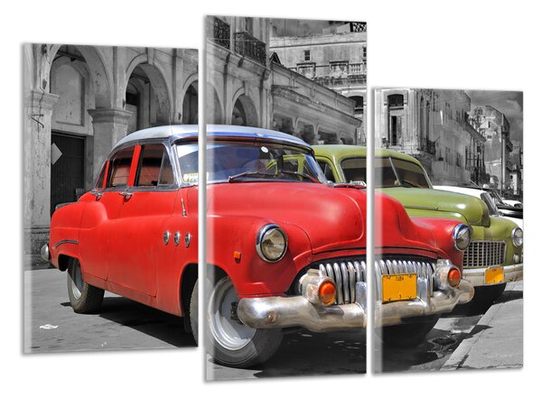 Obraz na plátne Autá na Kube