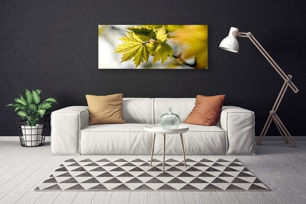 Obraz na plátne Listy rastlina 125x50 cm