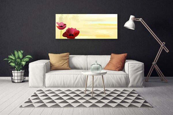 Obraz na plátne Kvety rastlina 125x50 cm