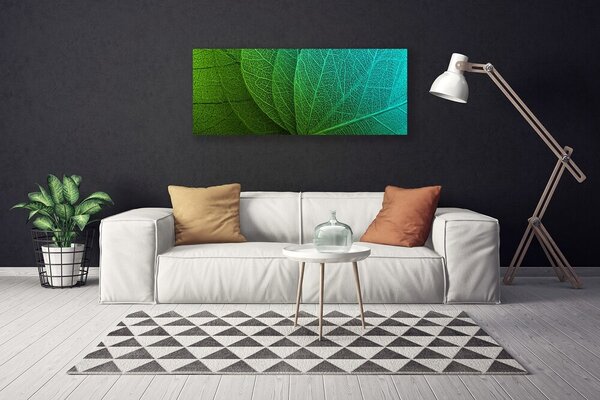 Obraz na plátne Abstrakcie listy rastlina 125x50 cm