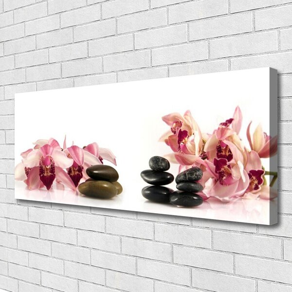 Obraz na plátne Kvet kamene umenie 125x50 cm