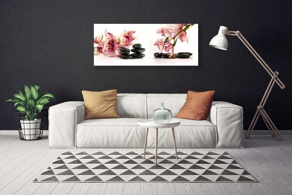 Obraz na plátne Kvet kamene umenie 125x50 cm