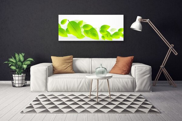 Obraz Canvas Listy kvety príroda 125x50 cm