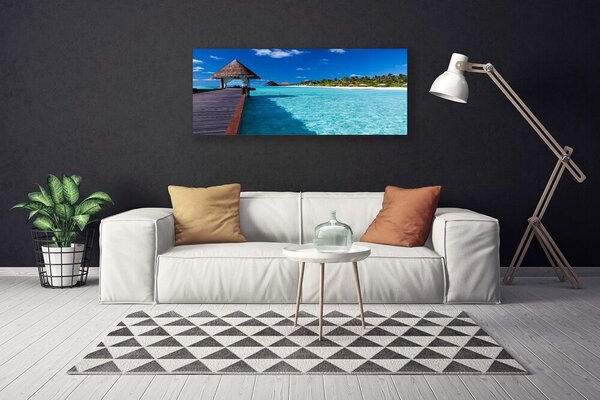 Obraz Canvas More architektúra most 125x50 cm