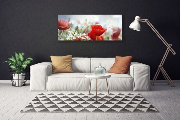 Obraz Canvas Kvety plátky rastlina 125x50 cm