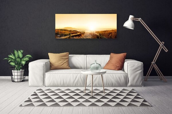 Obraz Canvas Chodník pláž more 125x50 cm