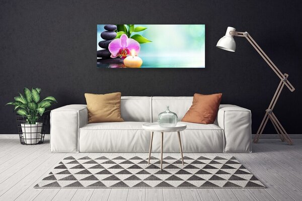 Obraz Canvas Bambus kamene zen umenie 125x50 cm