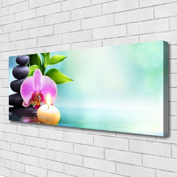 Obraz Canvas Bambus kamene zen umenie 125x50 cm