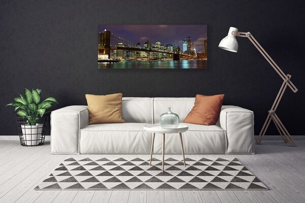 Obraz Canvas Most architektúra mesto 125x50 cm