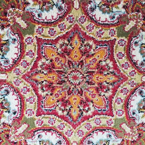 DY Prémiový koberec s exkluzívnym vzorom Pers 10 - červená Rozmer: 150x230 cm