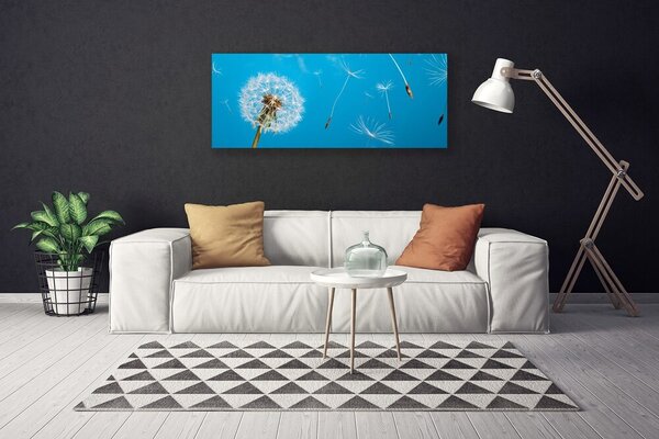 Obraz Canvas Púpavy kvety príroda 125x50 cm