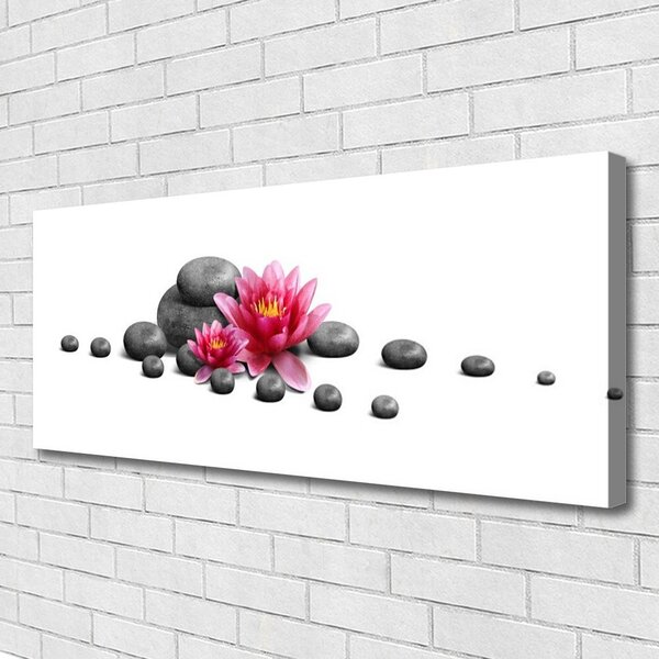Obraz na plátne Kvet kamene umenie 125x50 cm