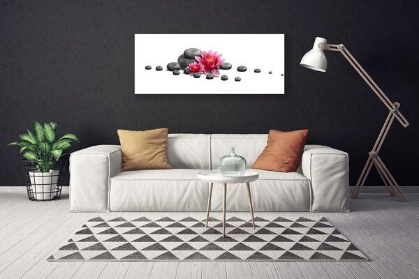 Obraz na plátne Kvet kamene umenie 125x50 cm