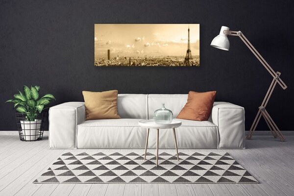 Obraz na plátne Mesto domy 125x50 cm