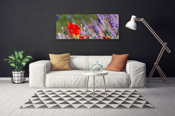 Obraz na plátne Kvety rastlina 125x50 cm