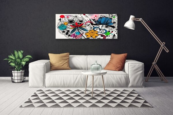 Obraz na plátne Abstrakcia umenie 125x50 cm