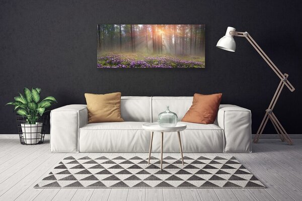 Obraz na plátne Les kvety rastlina príroda 125x50 cm