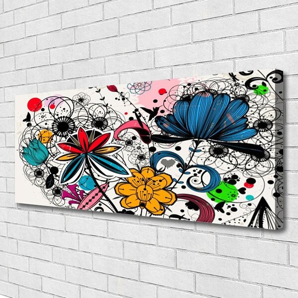 Obraz na plátne Abstrakcia umenie 125x50 cm