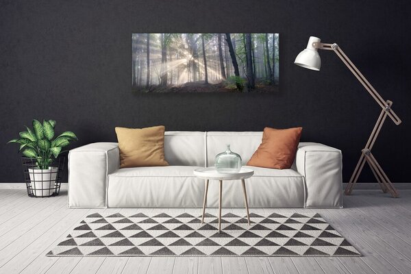 Obraz na plátne Les príroda 125x50 cm