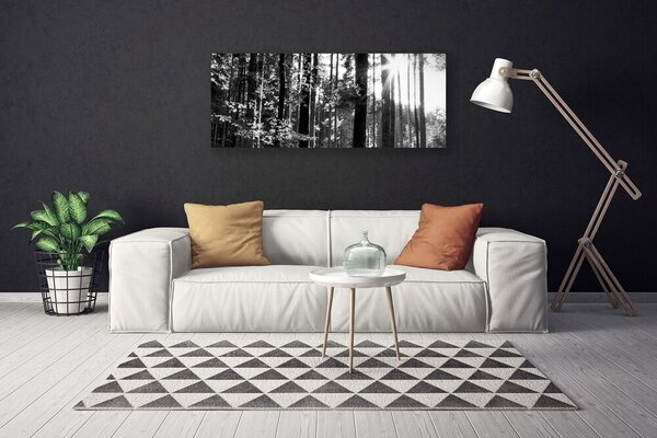 Obraz na plátne Les príroda 125x50 cm