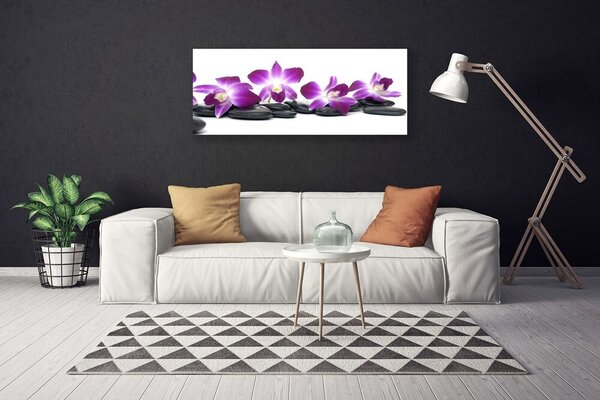 Obraz na plátne Kvet kamene umenie 125x50 cm