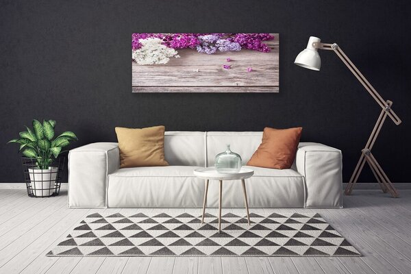 Obraz na plátne Kvety rastlina 125x50 cm