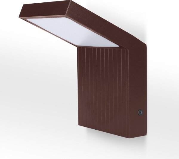 Brilagi - LED vonkajšie nástenné svietidlo RIANO LED/8W/230V hnedé IP65