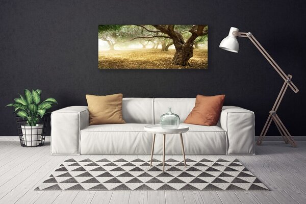 Obraz na plátne Strom tráva príroda 125x50 cm