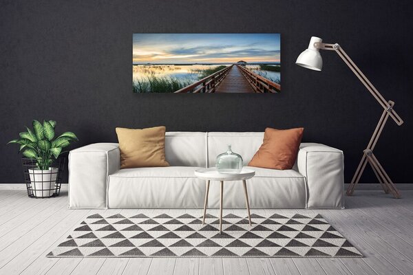Obraz na plátne Most architektúra 125x50 cm