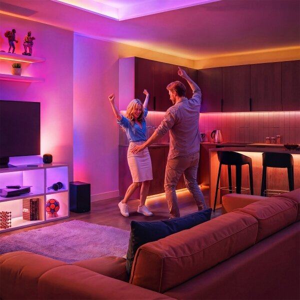 Philips - LED RGBIC stmievateľný pásik SMART STRIP 10m LED/43W/230V 2700/6500K Wi-Fi