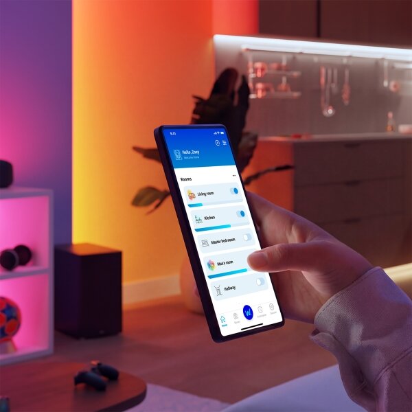 Philips - LED RGBIC stmievateľný pásik SMART STRIP 10m LED/43W/230V 2700/6500K Wi-Fi