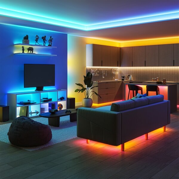 Philips - LED RGBIC stmievateľný pásik SMART STRIP 10m LED/43W/230V 2700/6500K Wi-Fi