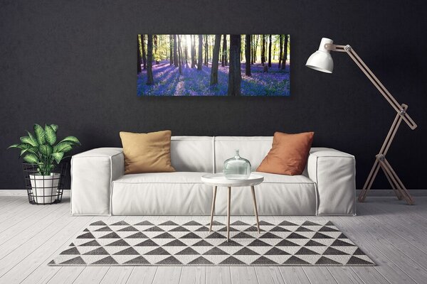 Obraz na plátne Les príroda 125x50 cm